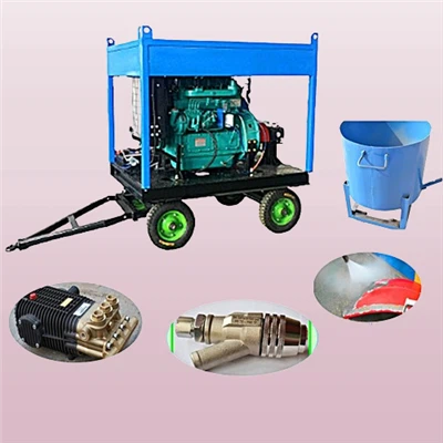 Zangni olib tashlash uchun yuqori bosimli suv qumini portlatish mashinasi